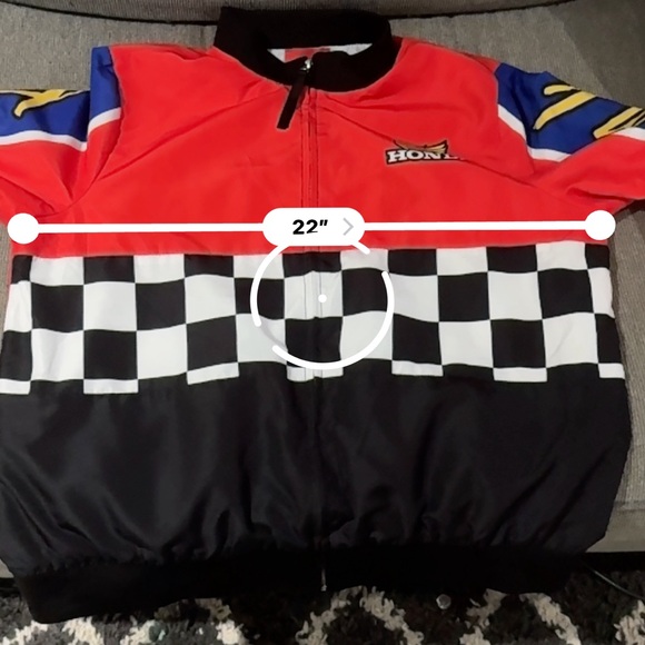 Forever 21 Honda 500 Honda Windbreaker polyester Jacket Women's 3X NASCAR - Picture 8 of 8